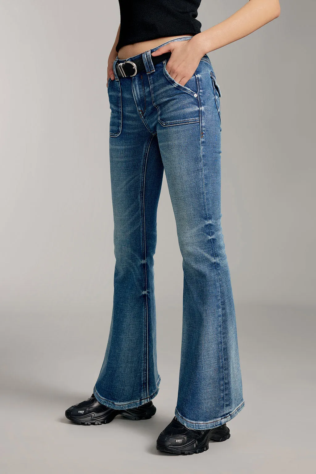 Vintage Slim Bootcut Jeans