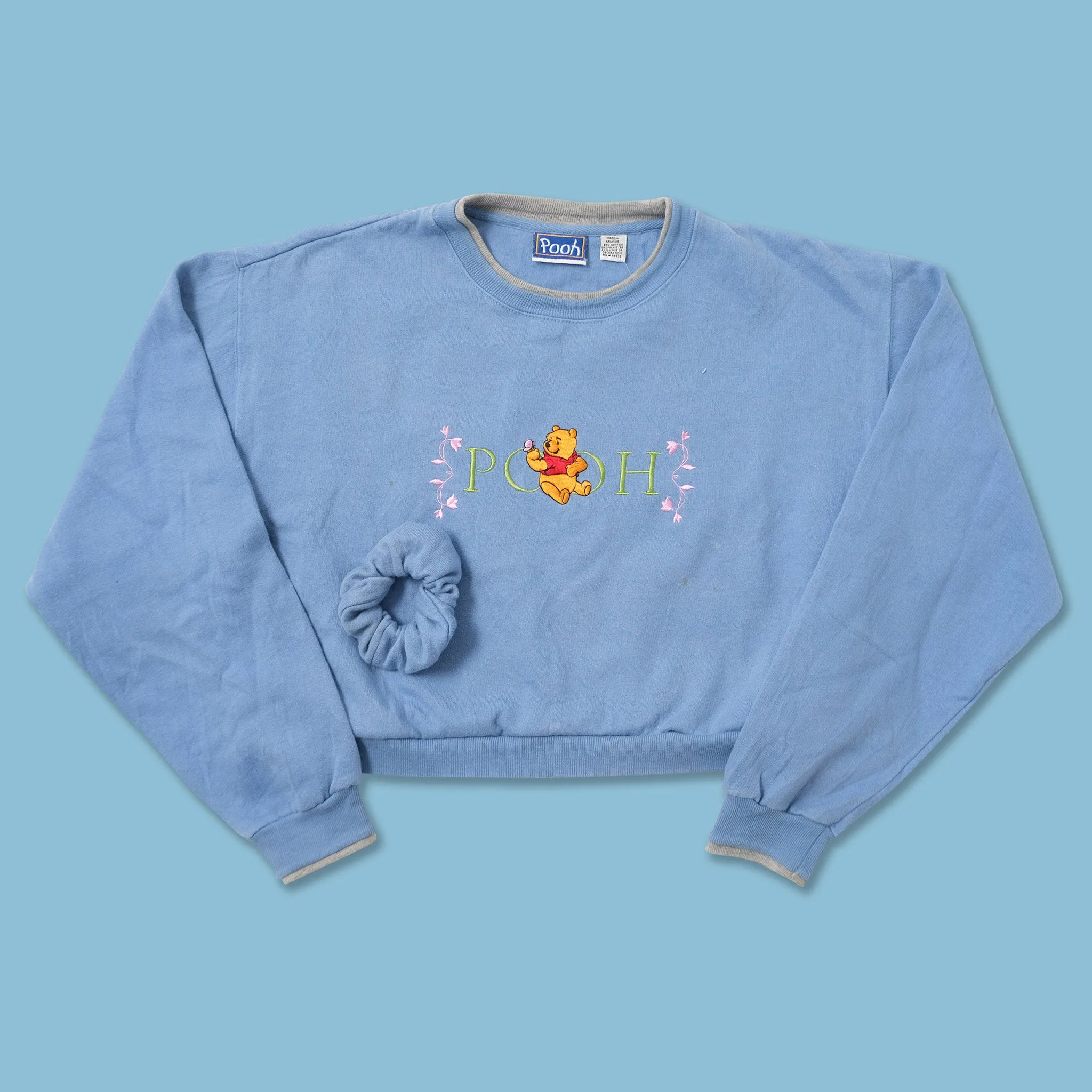 Vintage Winnie Pooh Crop Sweater Onesize