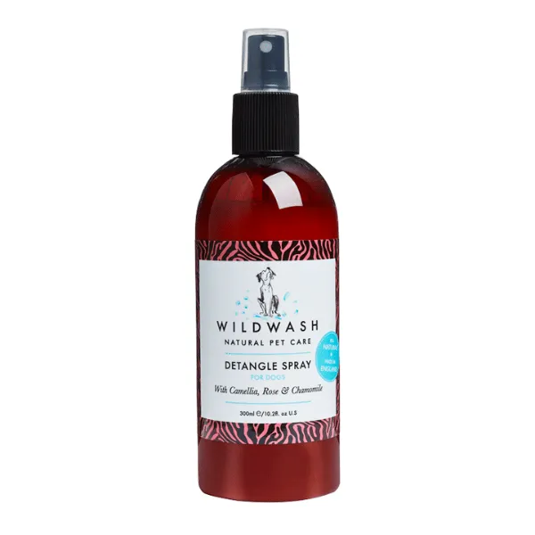 WildWash Detangle Spray with Lemon Mytle Leaf Oil and Rose Water