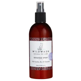 WildWash PRO Detangle Spray With Camellia, Rose & Chamomile For Tangled, Knotted & Matted Coats Cats