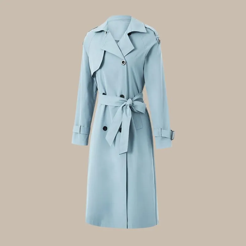 Windproof Trench Coat for Women's