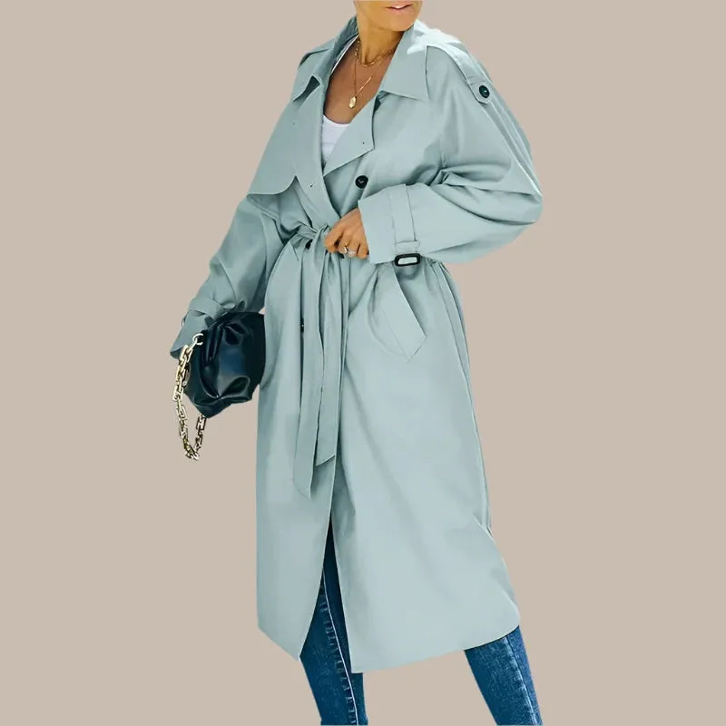 Windproof Trench Coat for Women's