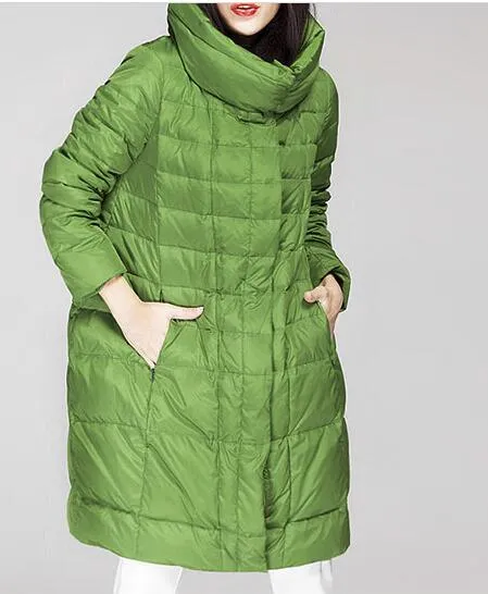 Winter Duck Down Jacket, Down Jacket Women Hooded Down Coat Plus Size