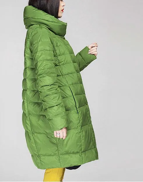 Winter Duck Down Jacket, Down Jacket Women Hooded Down Coat Plus Size