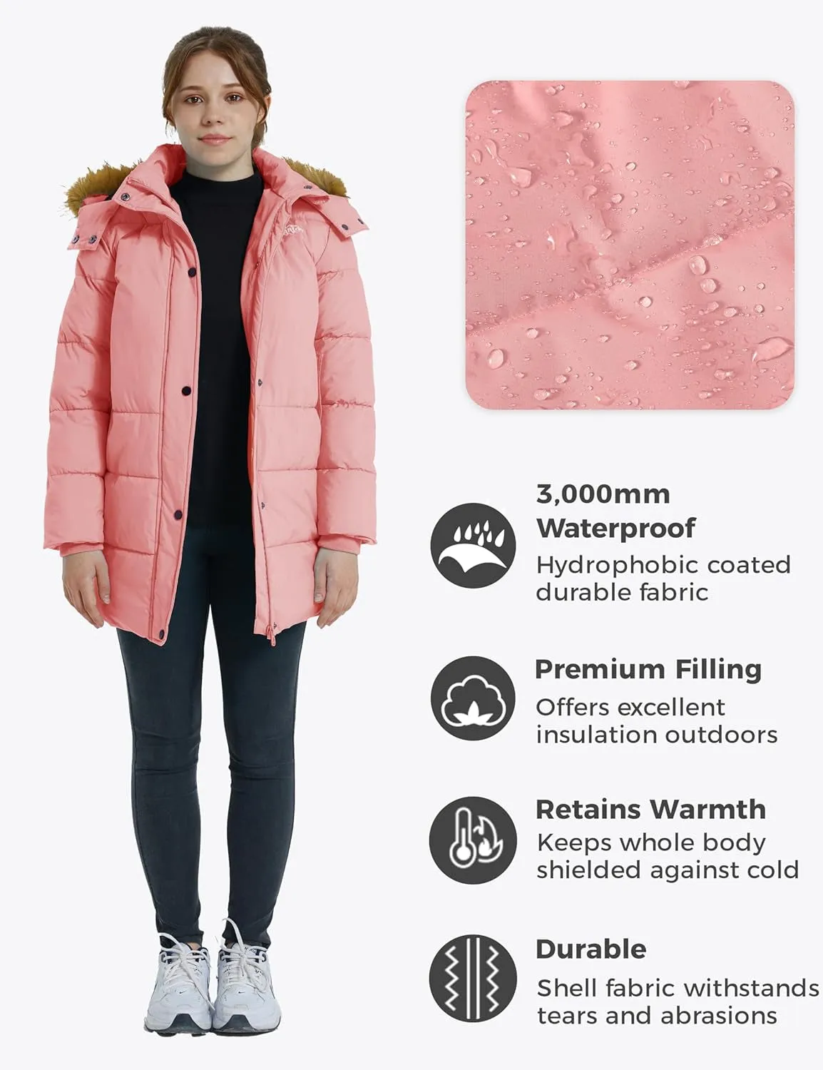 Woman's Thick Puffer Snow Coat