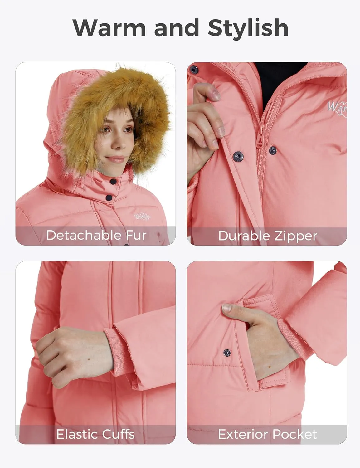 Woman's Thick Puffer Snow Coat