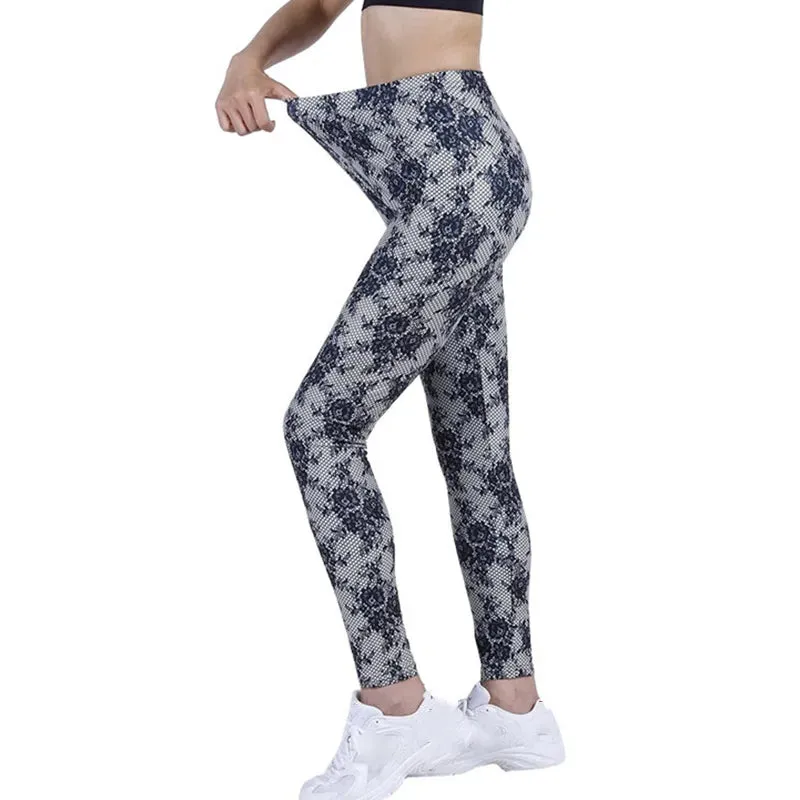 Women Fitness Sport Gym High Waist Gym Pants