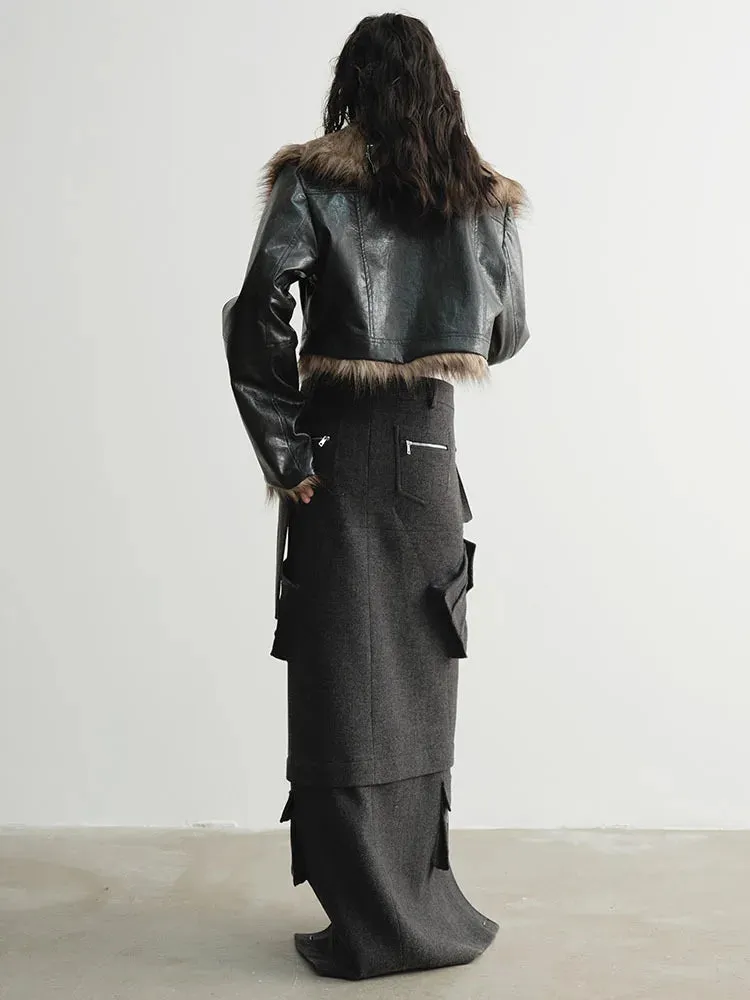 Yacket Vegan Fur Bomber