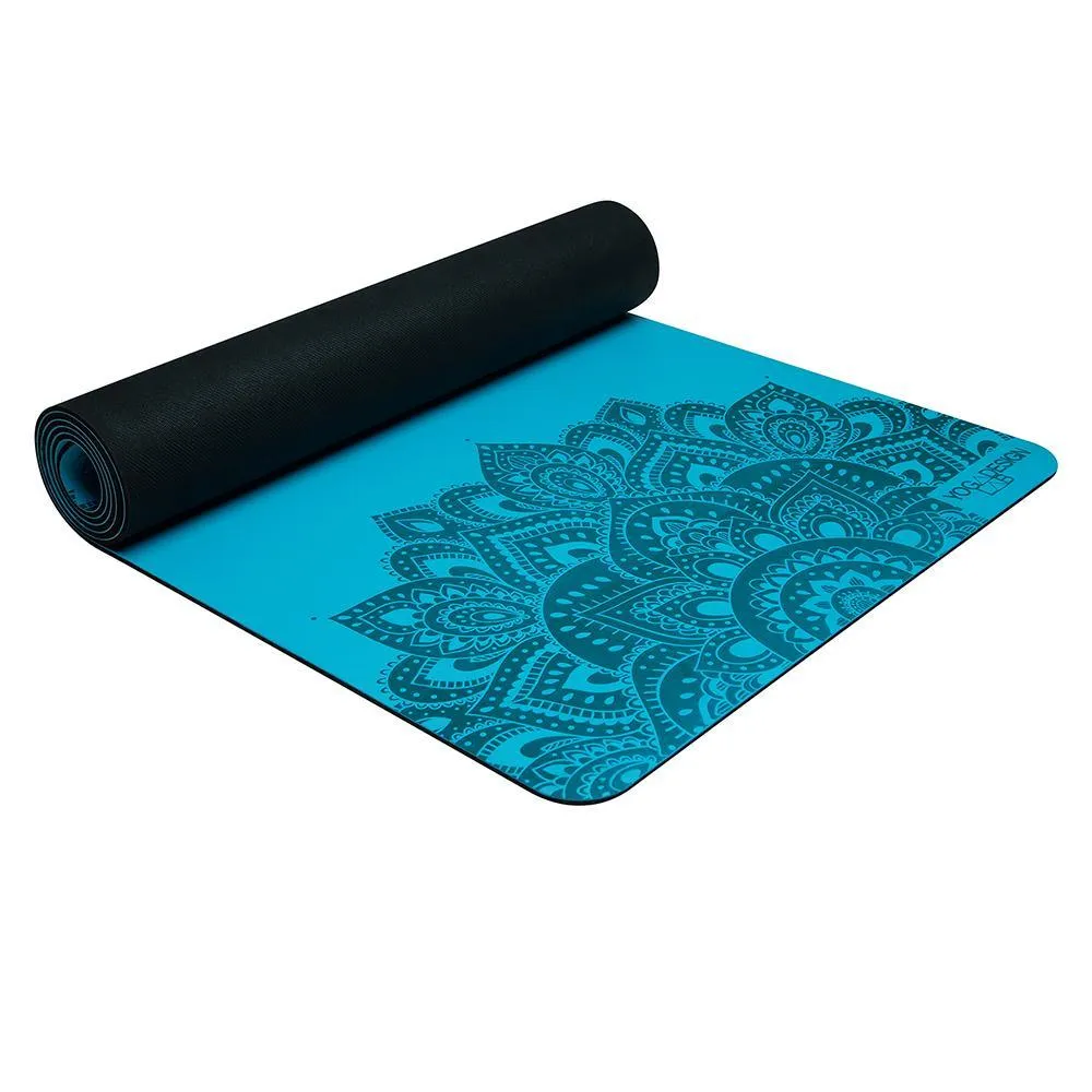 Yoga Design Lab - Infinity Yoga Mat - Mandala Aqua - The Best Yoga Mat provides great support