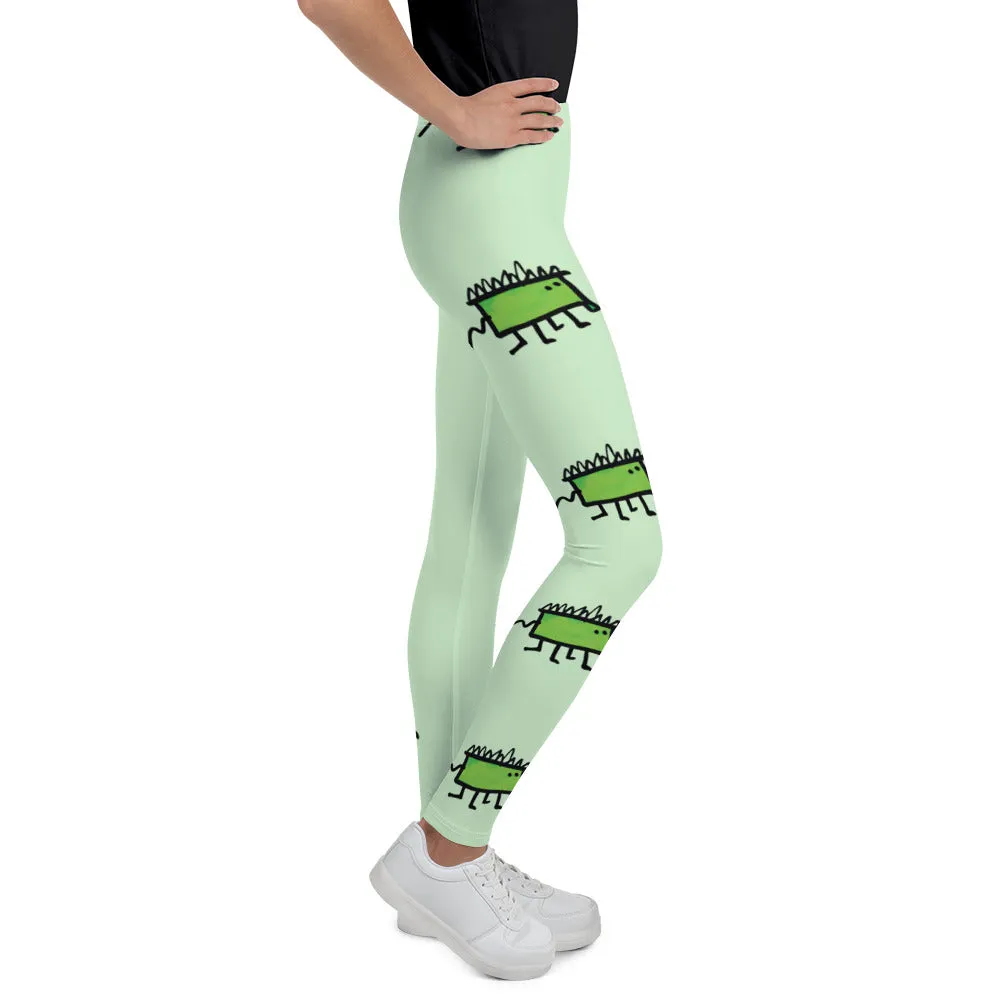 Youth Leggings - Lime and Limon